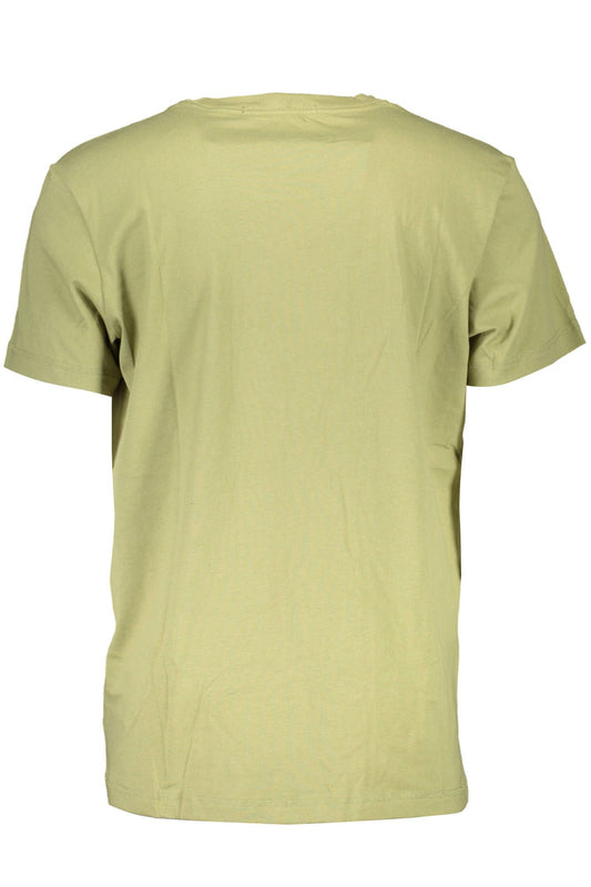 Green Cotton Men TShirt