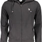 Black Cotton Men Sweater