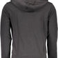 Black Cotton Men Sweater