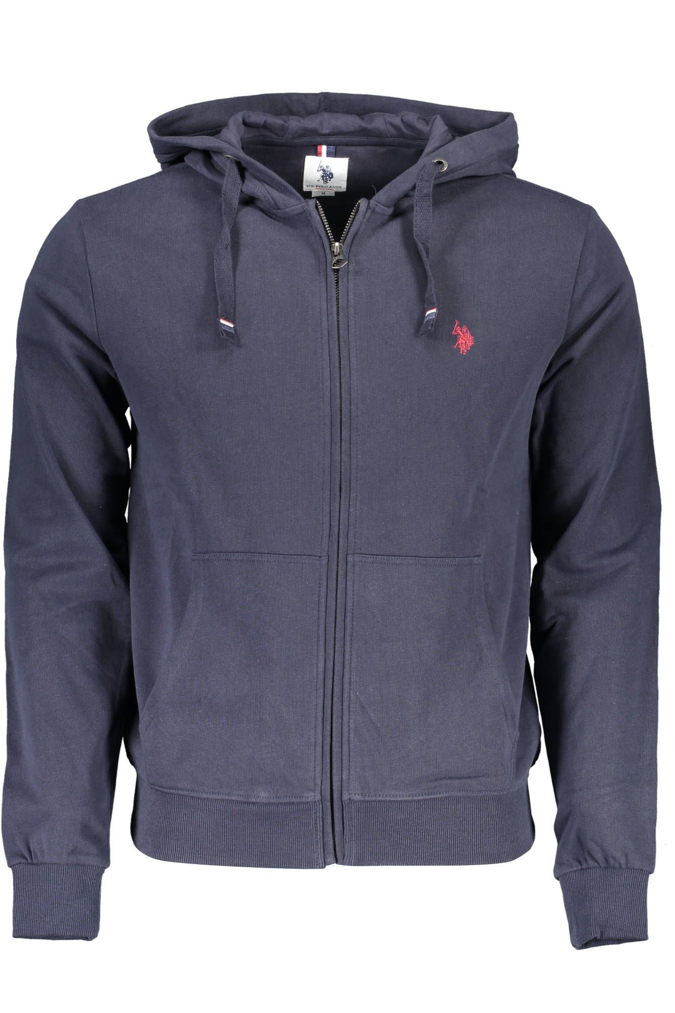 Blue Cotton Men Sweater