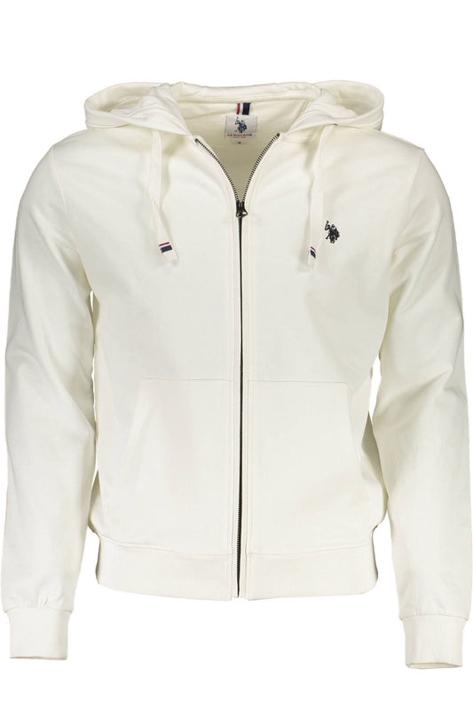 White Cotton Men Sweater
