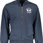 Blue Cotton Men Sweater