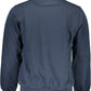 Blue Cotton Men Sweater