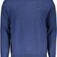 Blue Cotton Men Sweater
