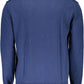 Blue Cotton Men Sweater