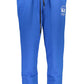 Blue Cotton Men Sports Trousers