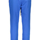 Blue Cotton Men Sports Trousers