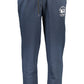Blue Cotton Men Pant