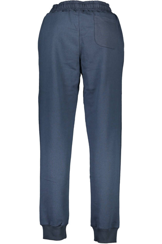 Blue Cotton Men Pant