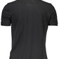 Black Cotton Men Polo Shirt