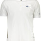 White Cotton Men Polo Shirt