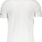White Cotton Men Polo Shirt