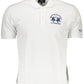 White Cotton Men Polo Shirt