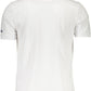 White Cotton Men Polo Shirt