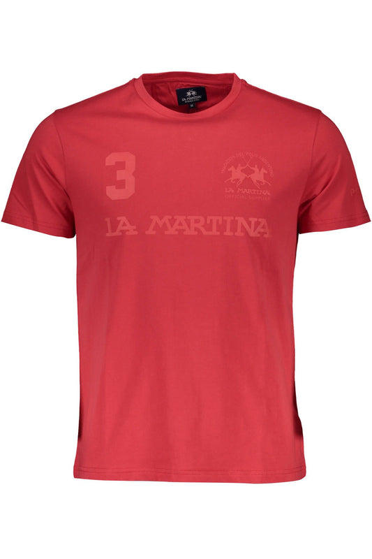Red Cotton Men TShirt