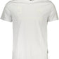 White Cotton Men T-Shirt
