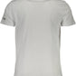 White Cotton Men T-Shirt
