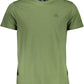 Green Cotton Men T-Shirt