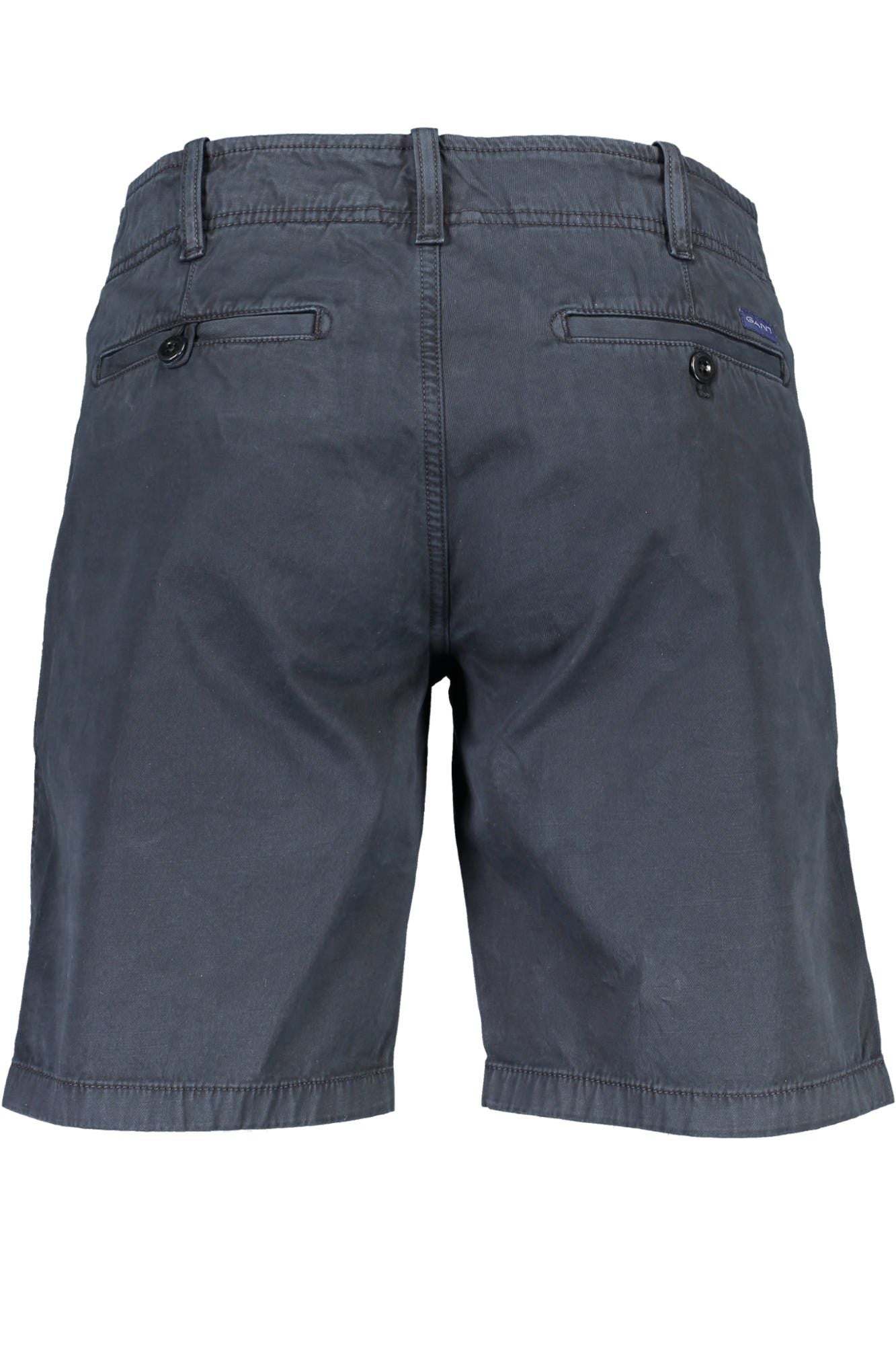 Blue Organic Cotton Men Bermuda