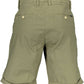 Green Cotton Men Bermuda Pant