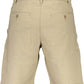Beige Linen Men Bermuda Shorts