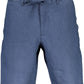 Blue Linen Men Bermuda Shorts
