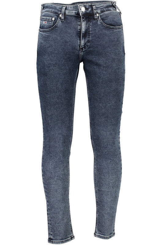 Blue Cotton Men Jeans