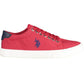 Red Cotton Men Sneaker