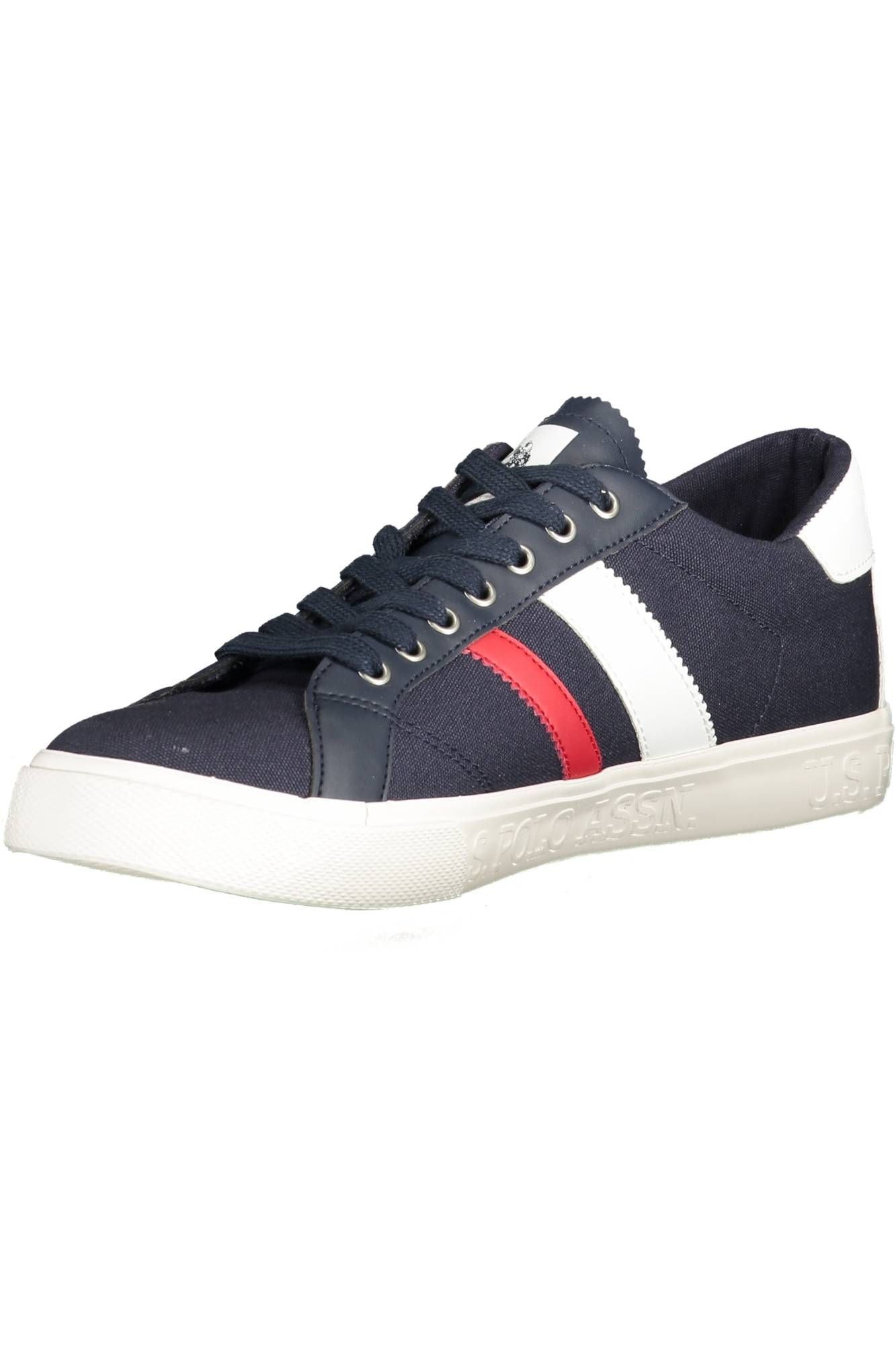 Blue Cotton Men Sneaker