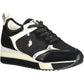 Black Polyester Women Sneaker