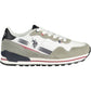 White Polyester Men Sneaker