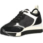 Black Polyester Women Sneaker