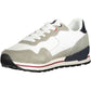 White Polyester Men Sneaker