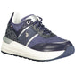 Blue Polyester Women Sneaker