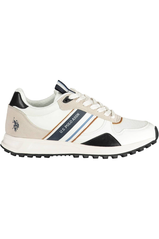 White Cotton Men Sneaker