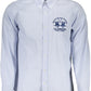 Light Blue Cotton Men Shirt