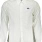 White Cotton Men Shirt