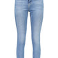 Light Blue Cotton Women Jeans