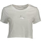 White Cotton Women T-Shirt