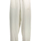 White Cotton Women Trousers