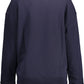Blue Cotton Women Sweater
