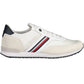 White Polyester Men Sneaker