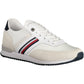 White Polyester Men Sneaker