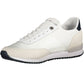 White Polyester Men Sneaker