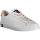 White Polyester Women Sneaker