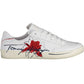 White Polyester Women Sneaker