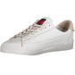 White Polyester Women Sneaker
