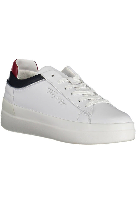 White Leather Women Sneaker