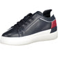 Blue Polyester Women Sneaker