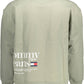 Green Cotton Men Sweater